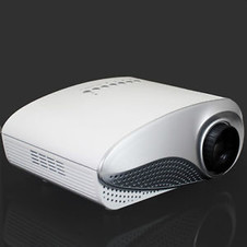 H60 Portable LED Projector LCD Multimedia Cine en Casa 480 x 320 HD HDMI VGA USB AV TV 1080P